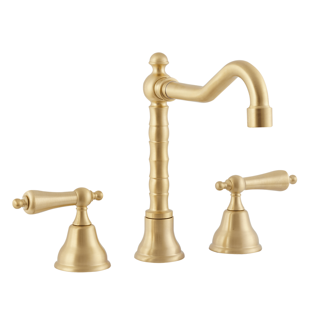 Chavalet - Three Hole Basin Set - Metal Levers