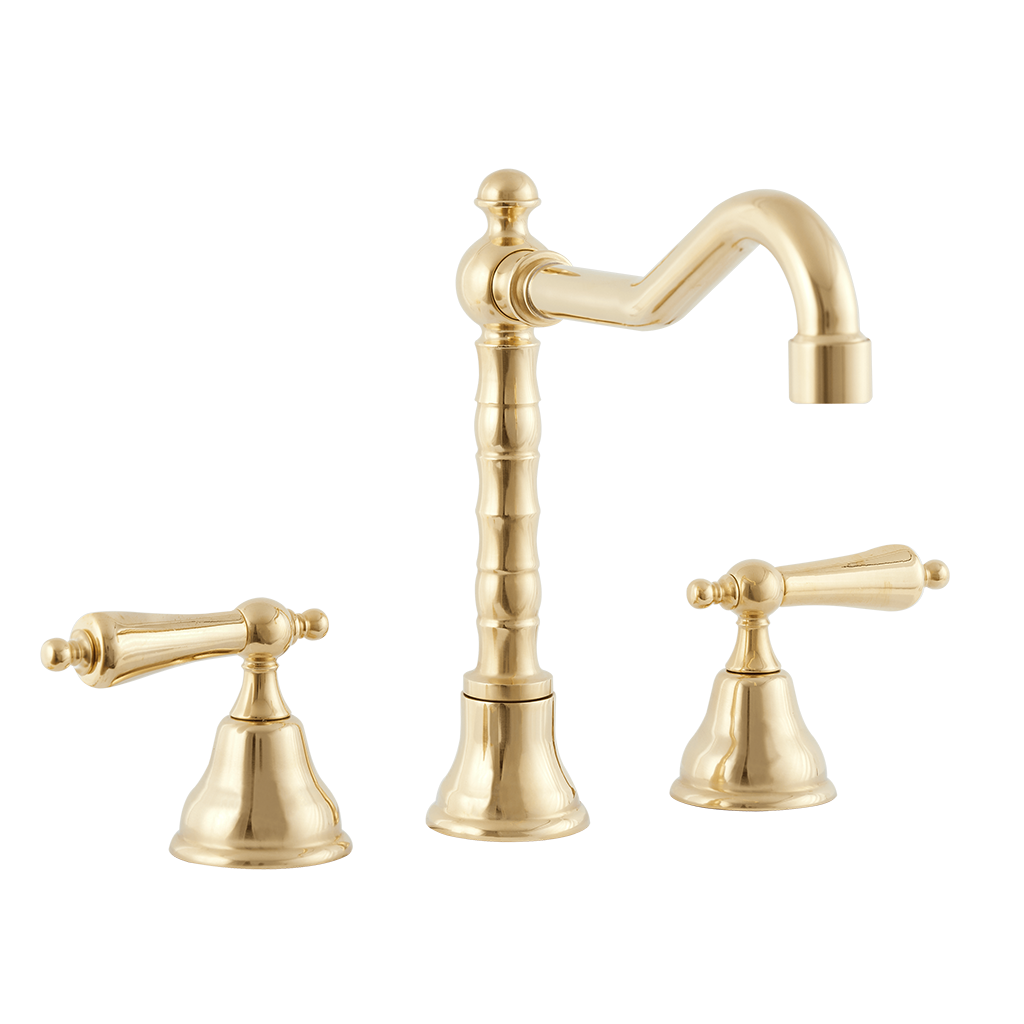 Chavalet - Three Hole Basin Set - Metal Levers