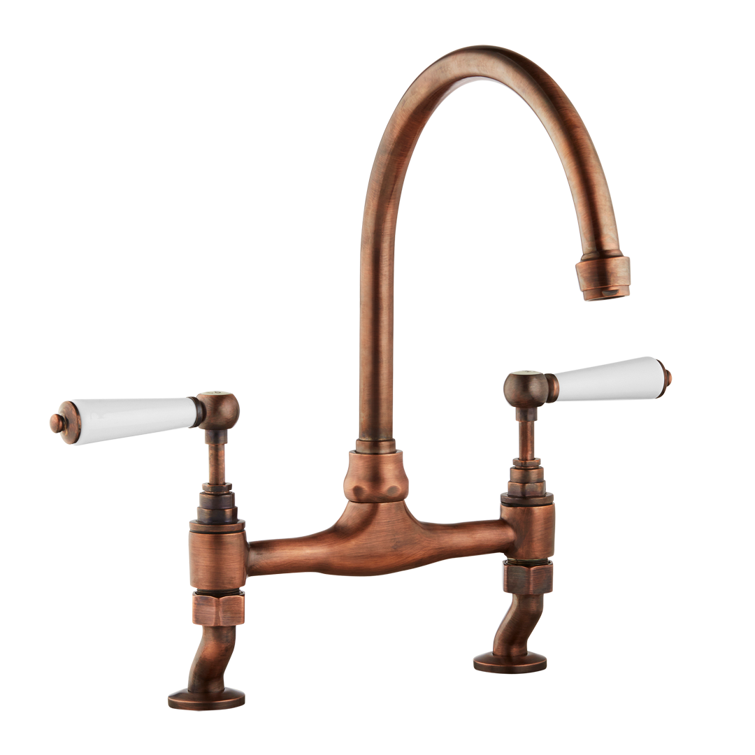 Millau - Bridge Sink Mixer Tap - Coss Handles