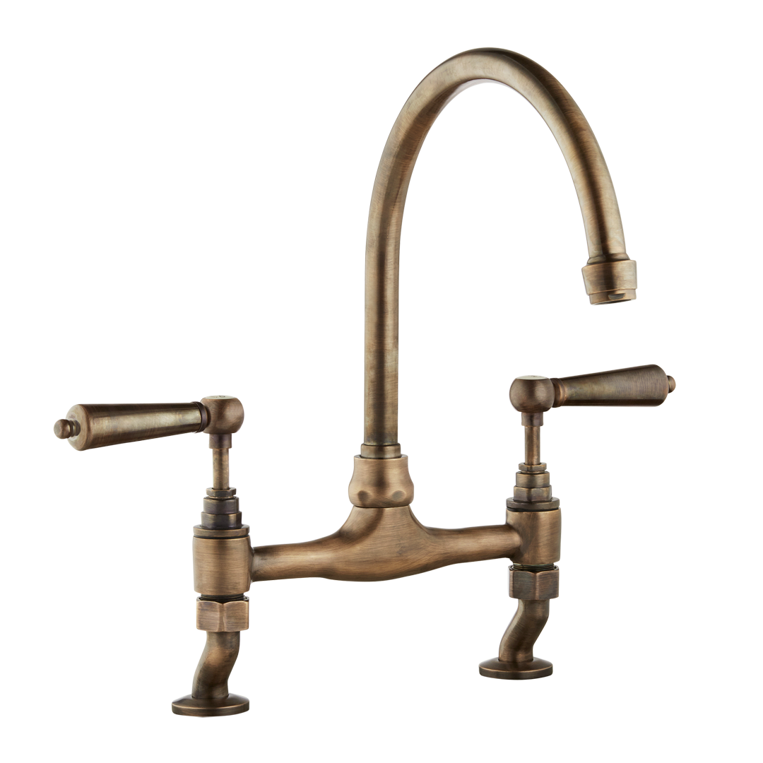 Millau - Bridge Sink Mixer Tap - Coss Handles