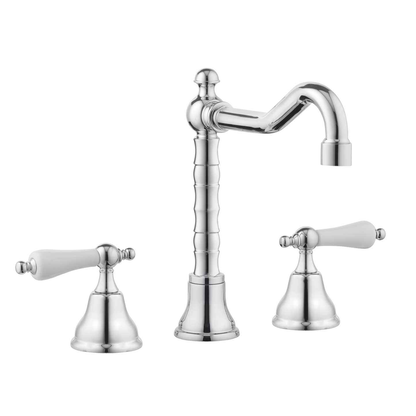 Chavalet - Three Hole Basin Set - Cross Levers