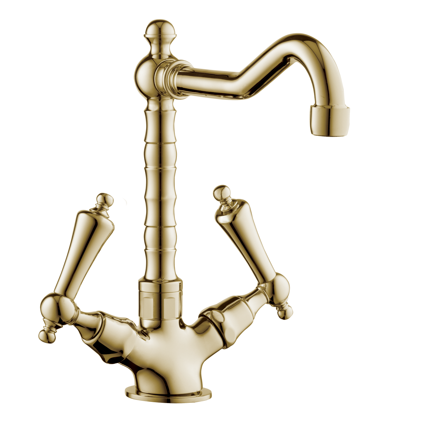 Langdale -English One Hole Mixer With Twin  Cross Handles