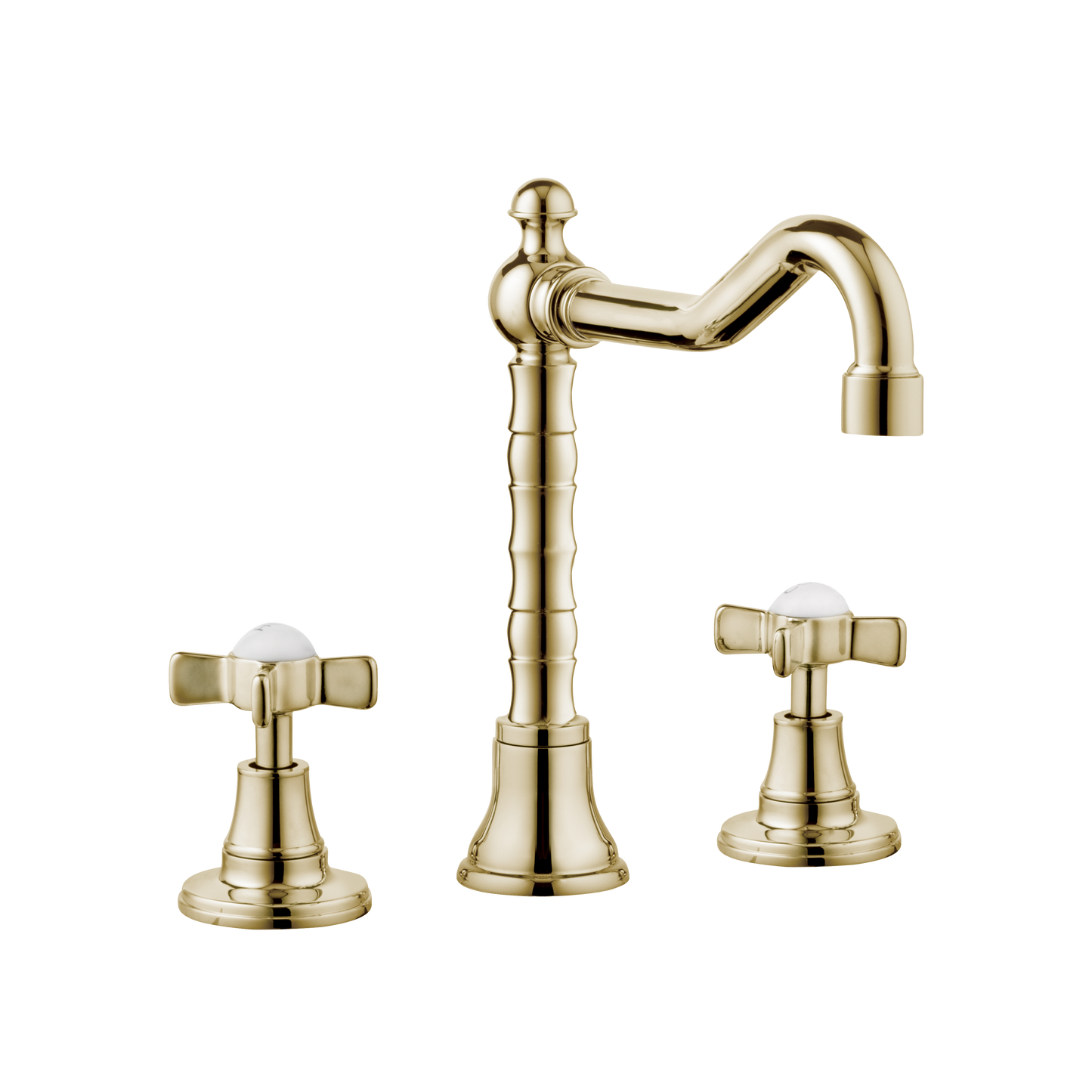 Chavalet - Three Hole Basin Set - Metal Levers