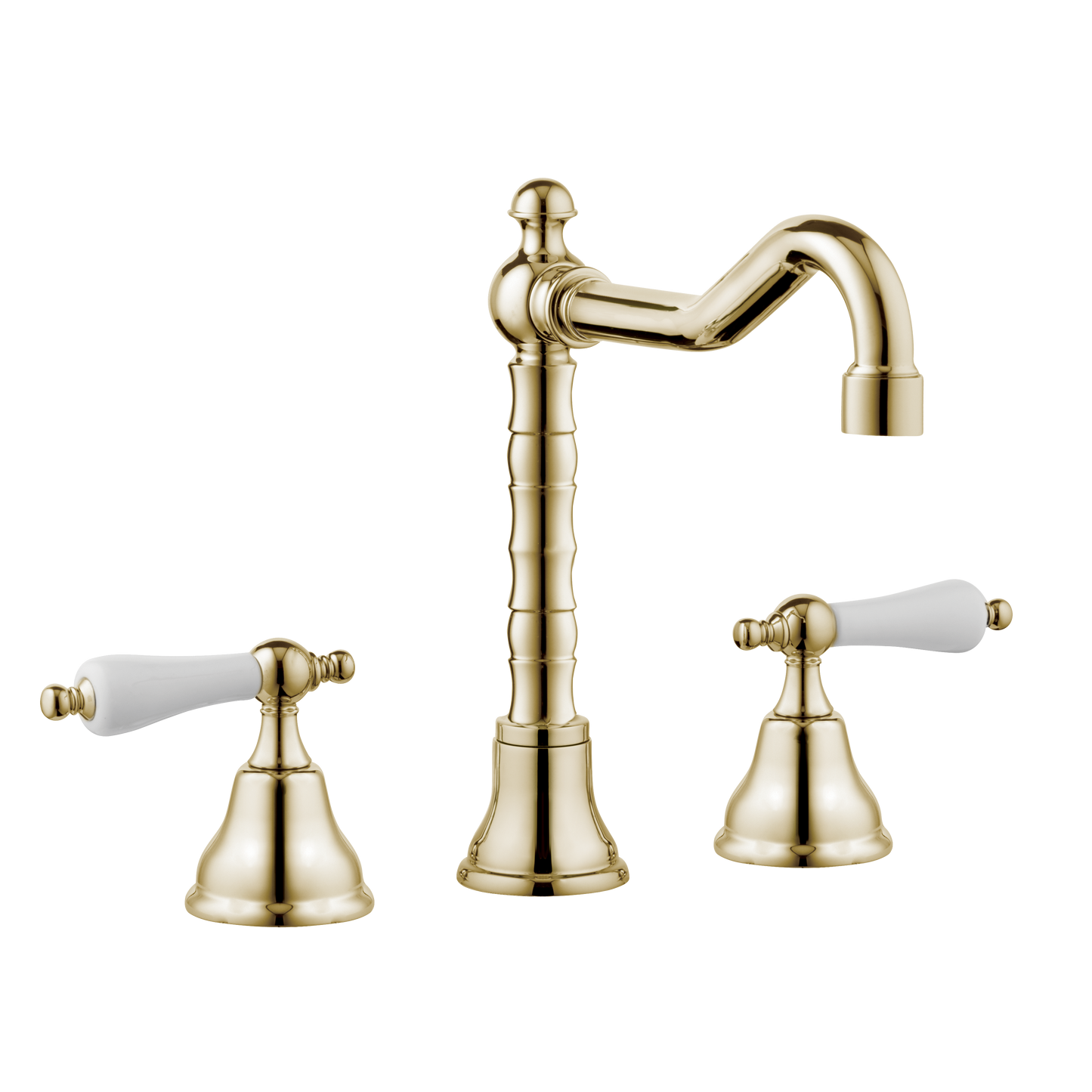 Chavalet - Three Hole Basin Set - Metal Levers