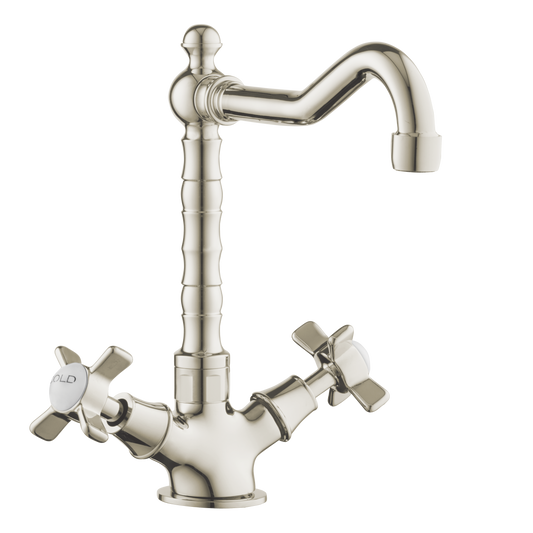 Langdale -English One Hole Mixer With Twin  Cross Handles