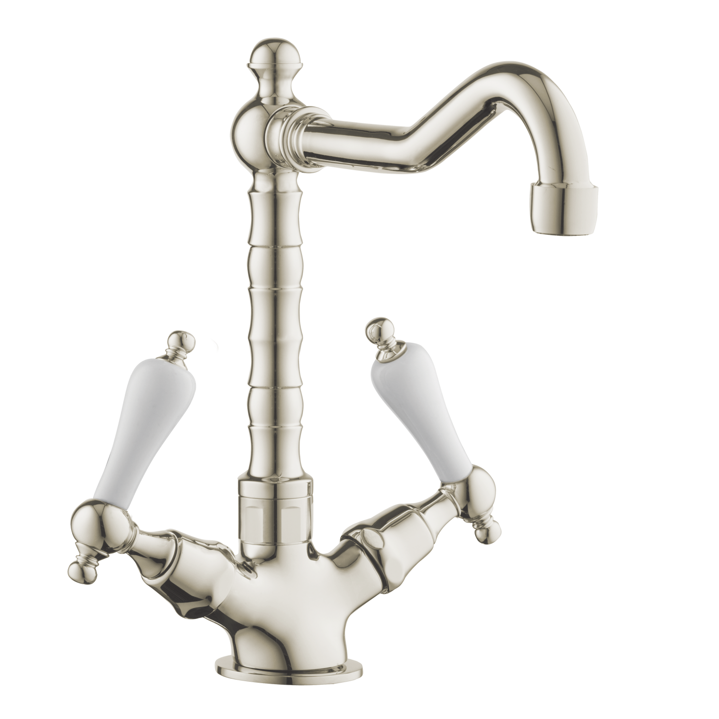 Langdale -English One Hole Mixer With Twin  Cross Handles