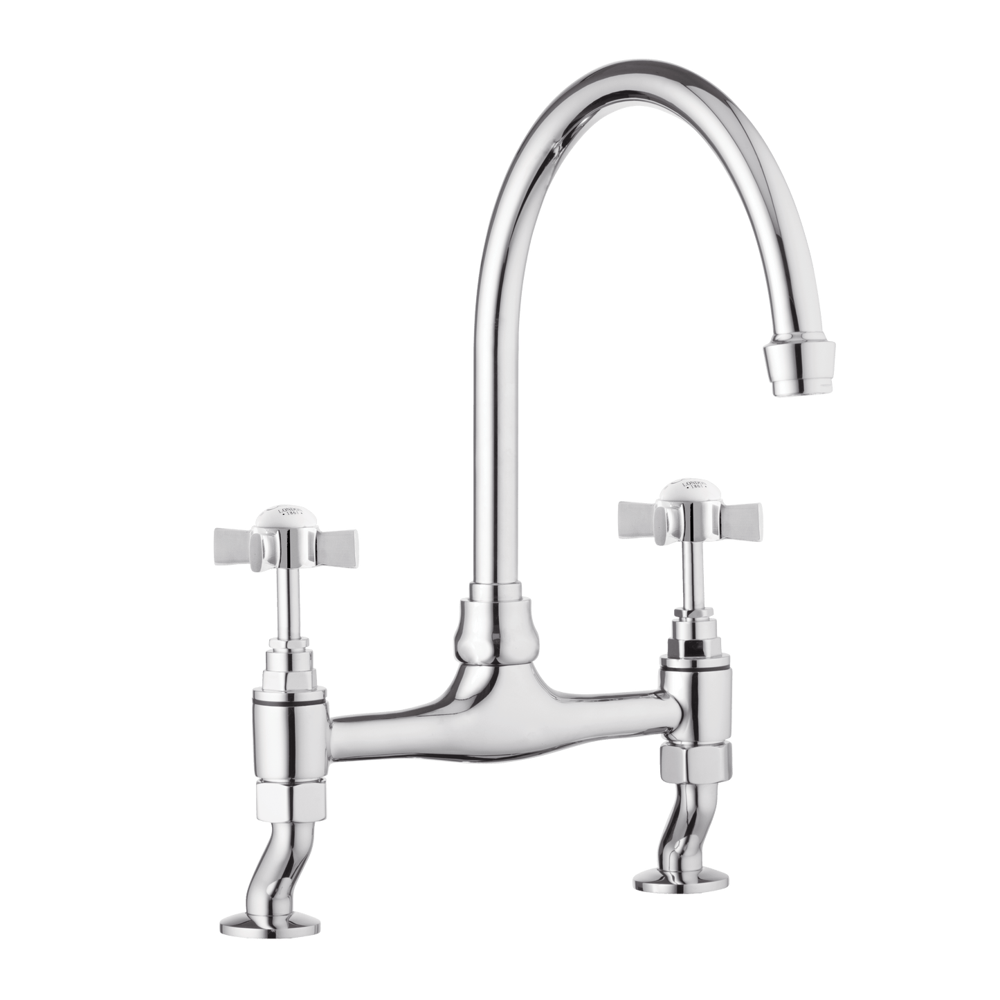 Millau - Bridge Sink Mixer Tap - Coss Handles