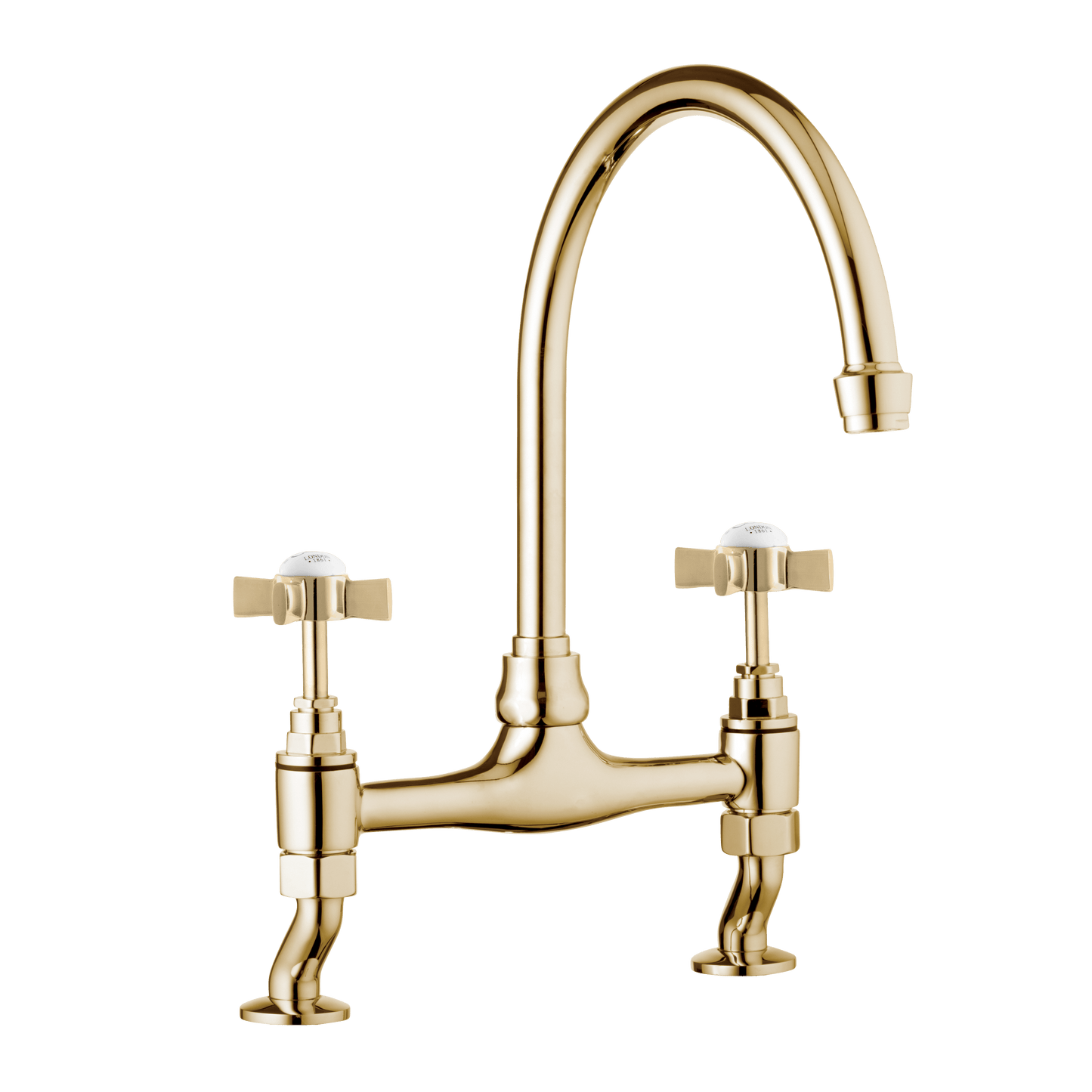 Millau - Bridge Sink Mixer Tap - Coss Handles