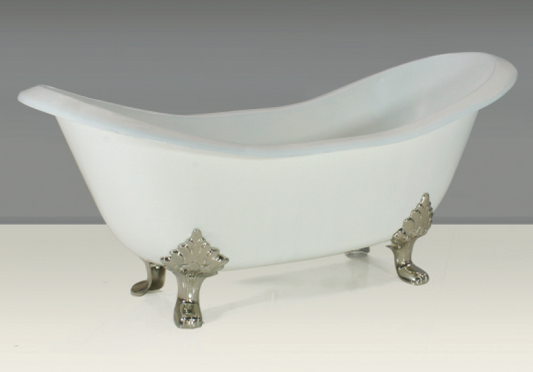 Duette - Double Ended Cast Iron Slipper Bath - 1800