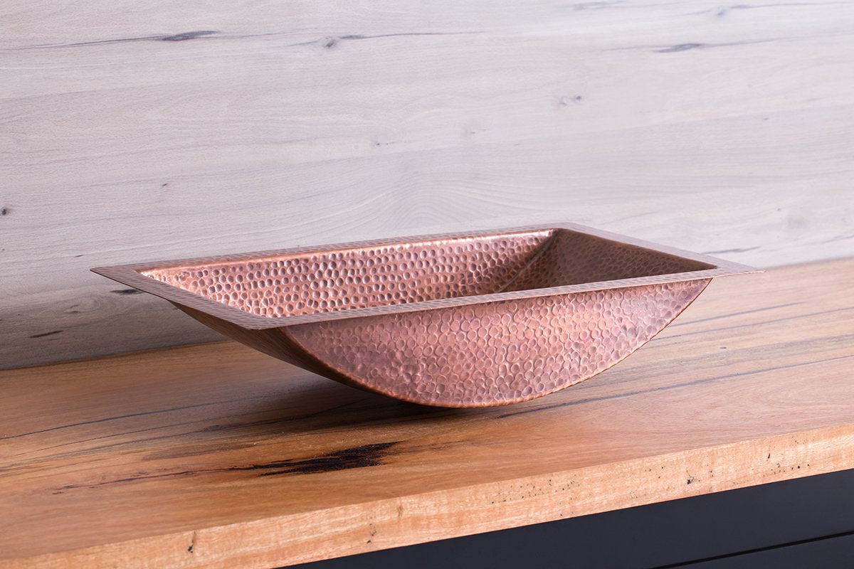 Drop In Copper Bathroom Basin