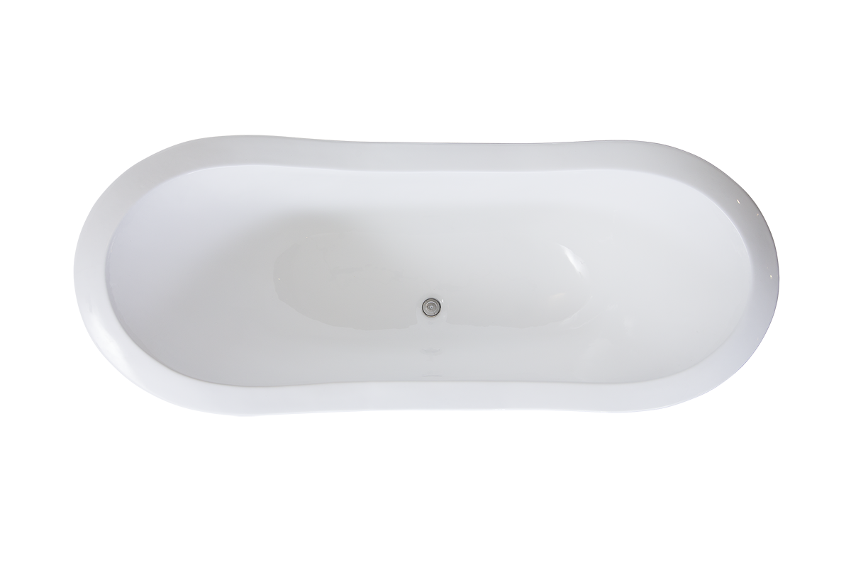 Duette - Double Ended Cast Iron Slipper Bath - 1800