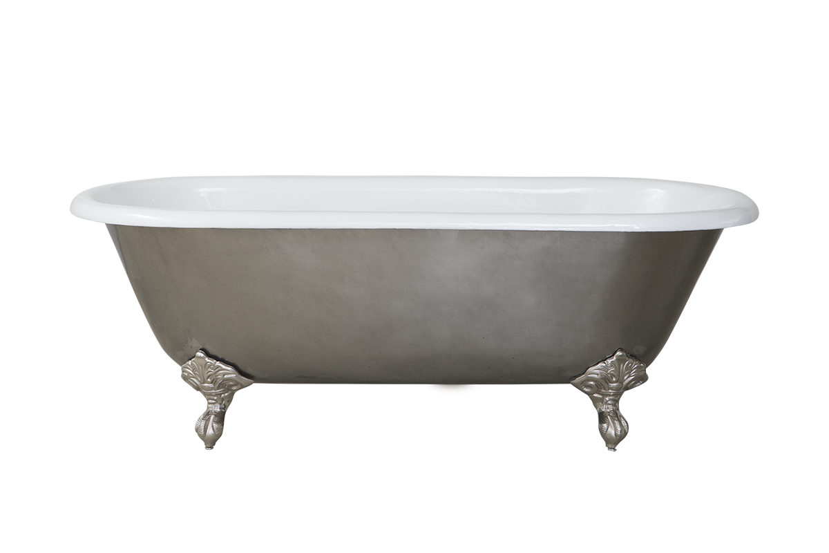 Polished Cast Iron Bath - 1700