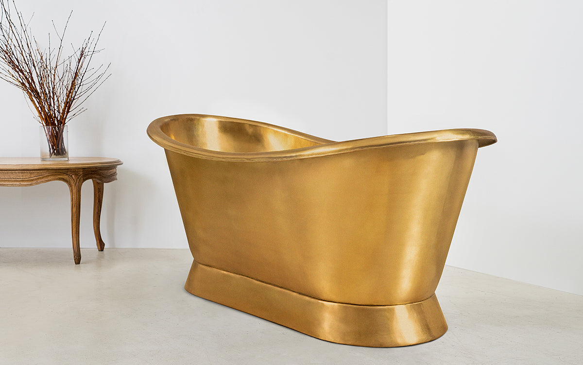 Brass Apron Bath
