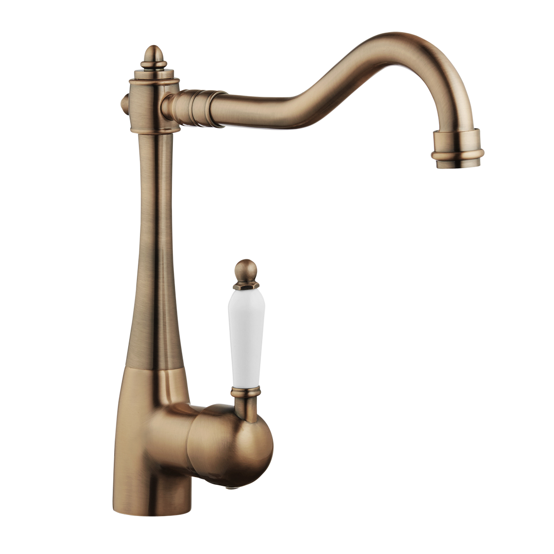 Beauxes - Single Lever Kitchen Faucet - Porcelain Lever