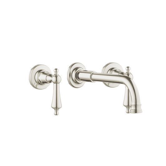 Art Deco Three Hole Set - Metal Lever