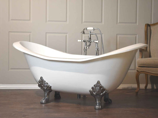 Duette - Double Ended Cast Iron Slipper Bath