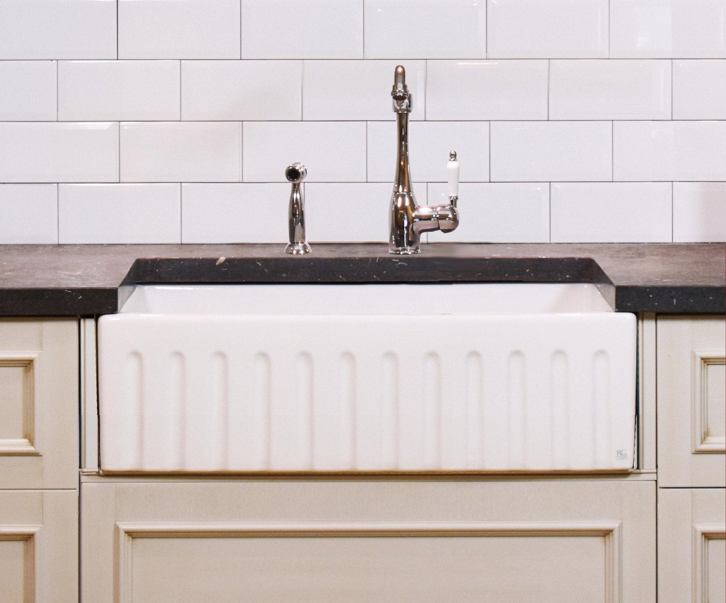 Fluted Apron Sink - 733 x 500 x 250mm