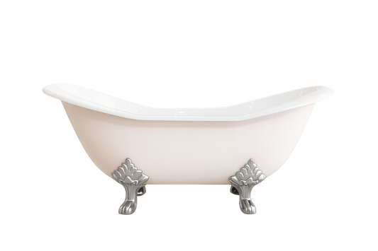 Duette  - Double Ended Cast Iron Slipper Bath - 1800 - Ex Display
