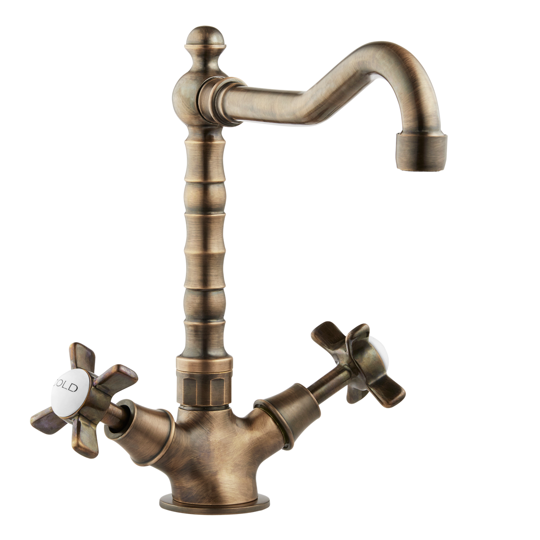 Country Kitchen Tap - Porcelain levers